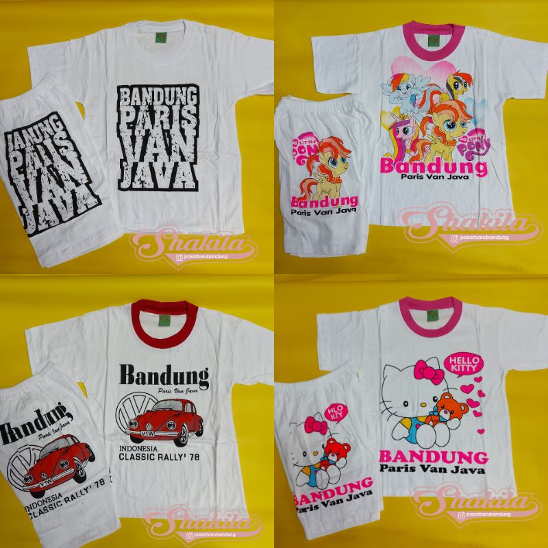 Setelan Anak Kaos Bandung Kaos oleh oleh Bandung