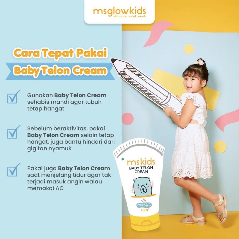 BABY TELON CREAM MSGLOW KIDS