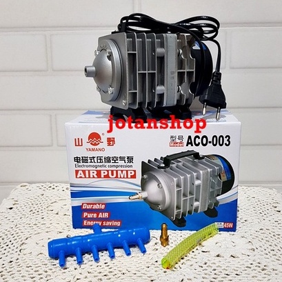 airpump Yamano ACO 003 aco003 mesin gelembung udara aerator kolam hidroponik aquarium air pump