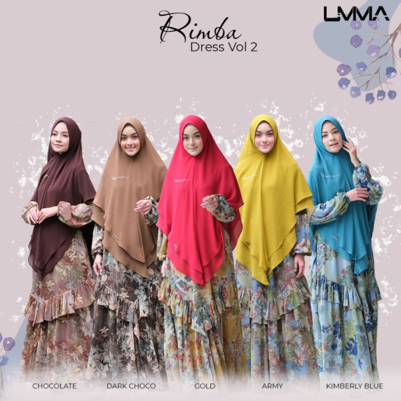 Rimba Dress by UMMA | Gamis Cerutti Babydoll Motif