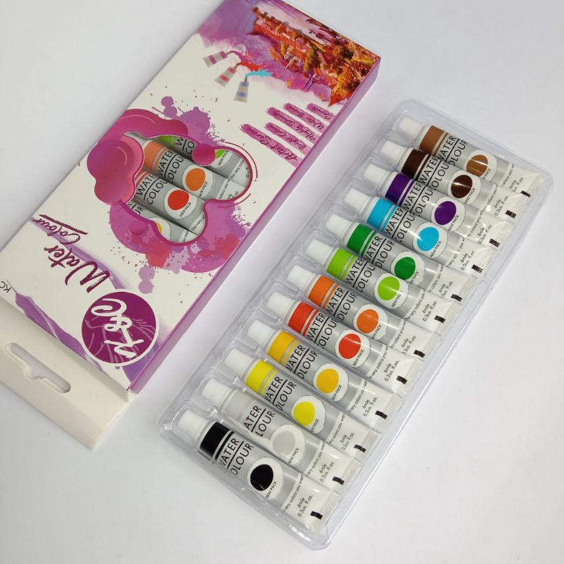

k&c cat air/watercolor paint set 12