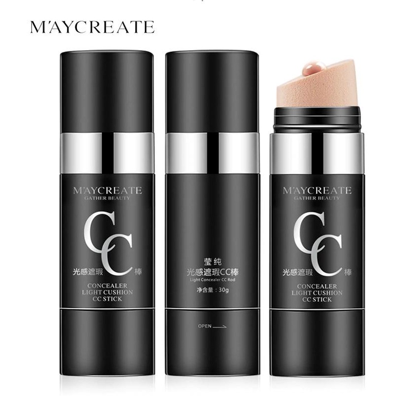 Face Natural Air Cushion CC Cream Moisturizing Foundation Makeup Cover Up Waterproof Whitening Twist