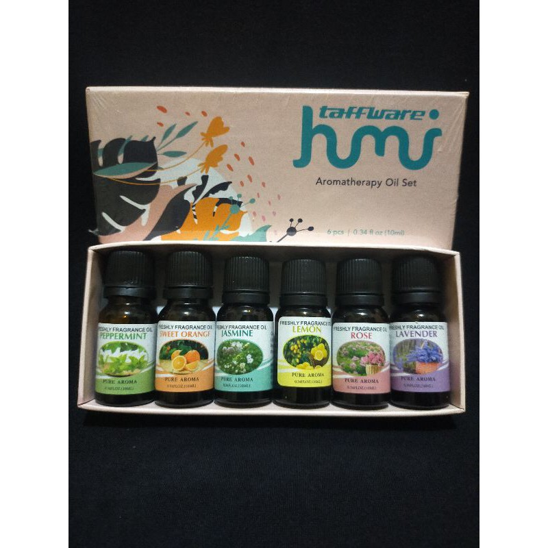 Minyak Aromatherapy 8 in 1 - 6 in 1 Essential Fragrance Oil 10ml