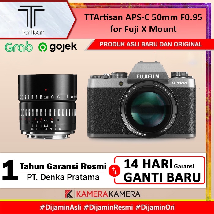 TTArtisan 50mm F0.95 F/0.95 For Fuji X Mount Garansi Resmi