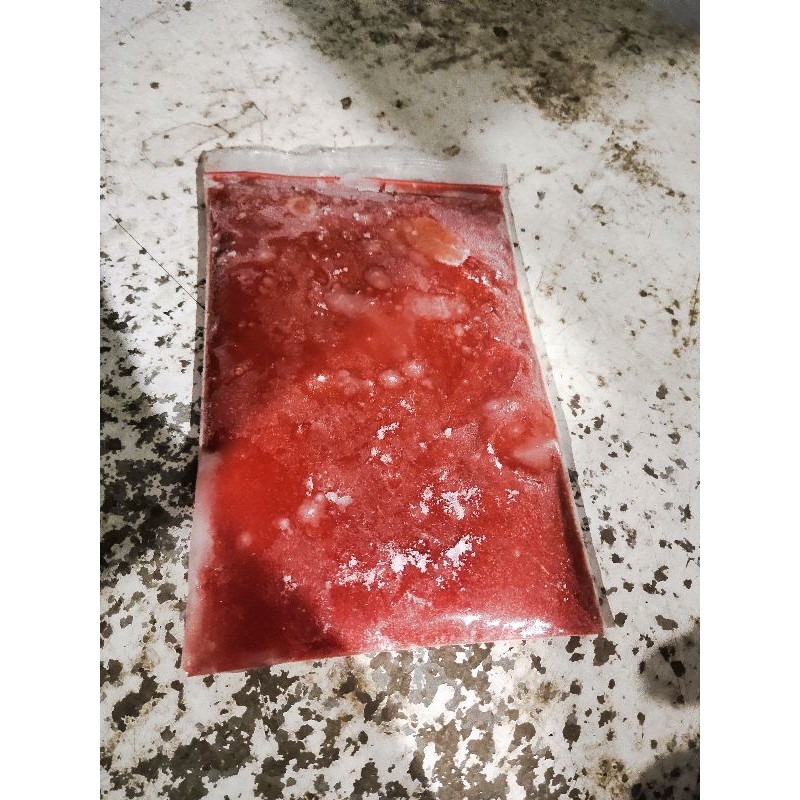 

burger merah kemasan lempengan