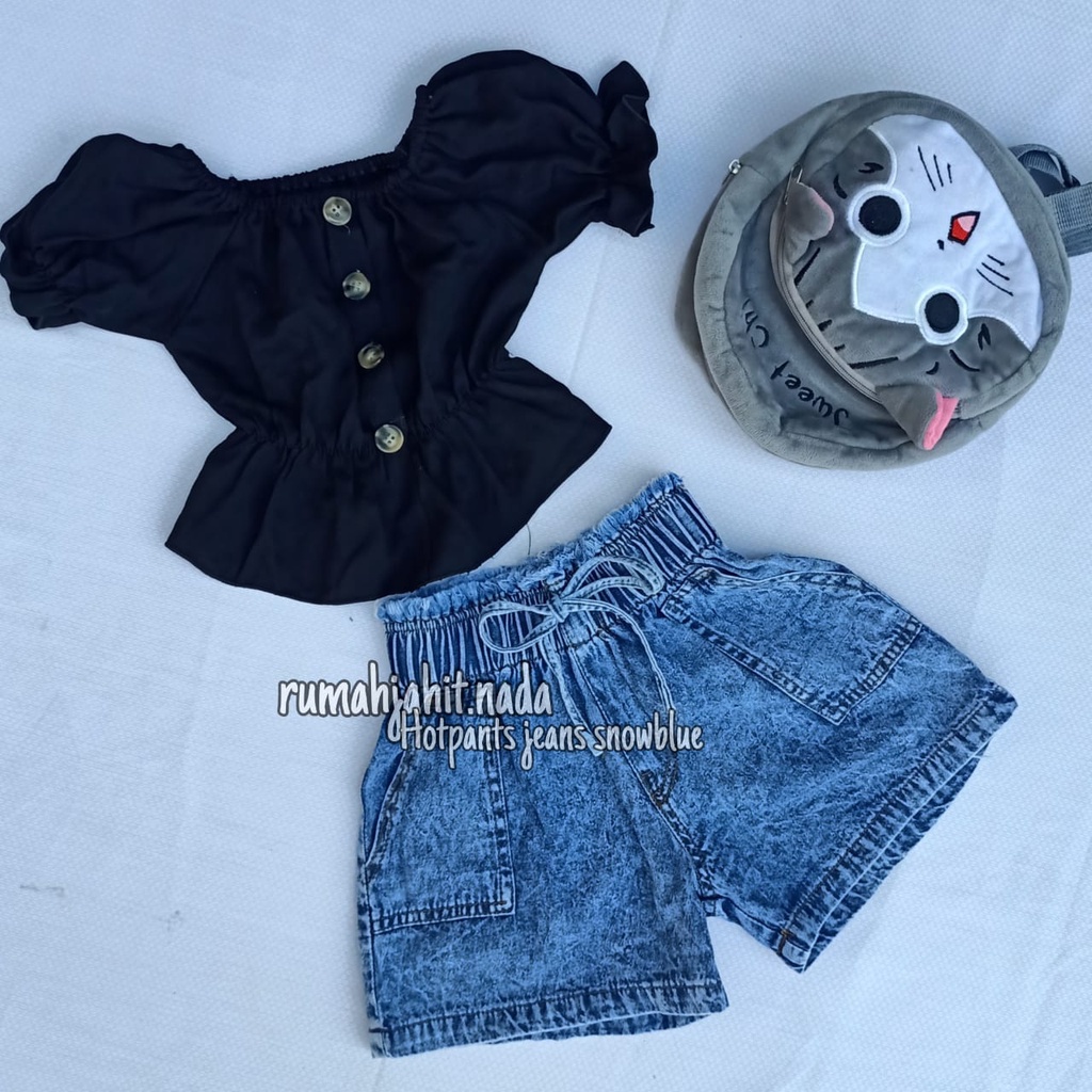 HOTPANTS JEANS ANAK SNOWBLUE