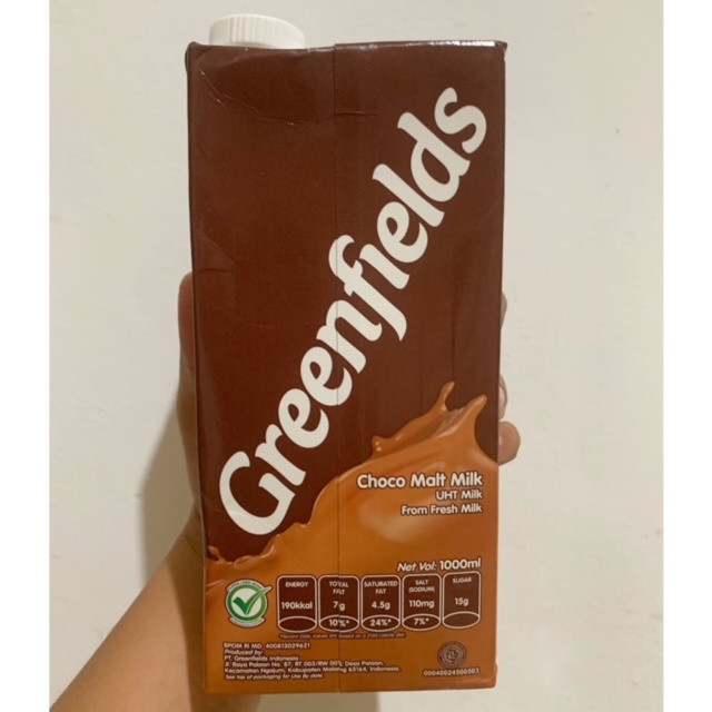 

Susu UHT Greenfields Choco Malt 1000 ML 1 Liter