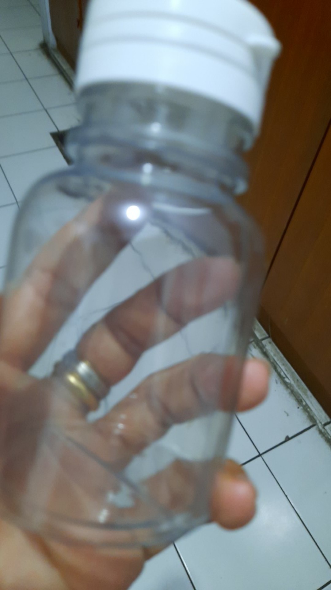 Botol Plastik Pvc / Botol Garlik / Botol Obat / Botol Kapsul Isi 60
