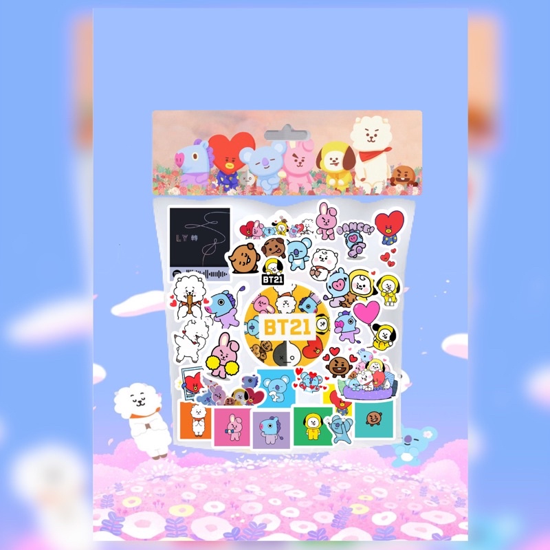 [32 PCS STICKERS] Stickers BT21 untuk laptop, hp, dll