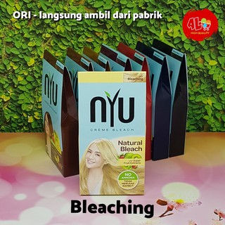 NYU Natural Bleach  Bleaching  Rambut  Alami NO AMMONIA tidak 