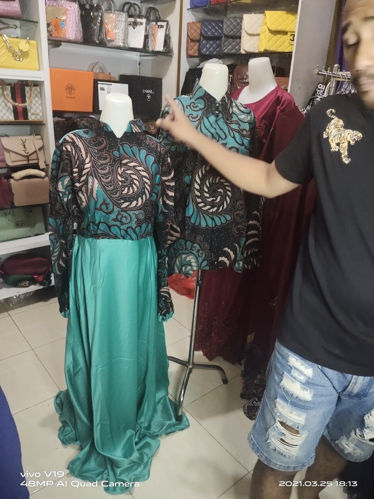 Couple Batik Keluarga Gamis Lonceng Model Jazz Gamis Jazzy Couple Gamis Batik Grosir Batik Murah