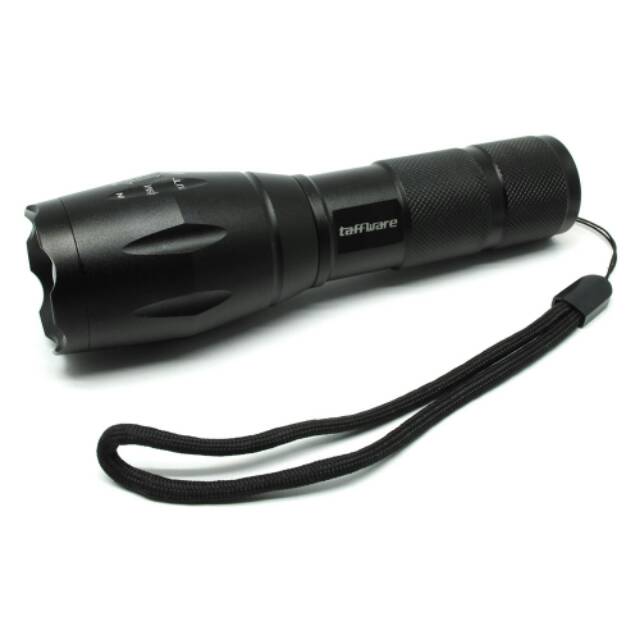 TaffWare E17 Senter LED Cree XM-L T6 2000 Lumens - Black