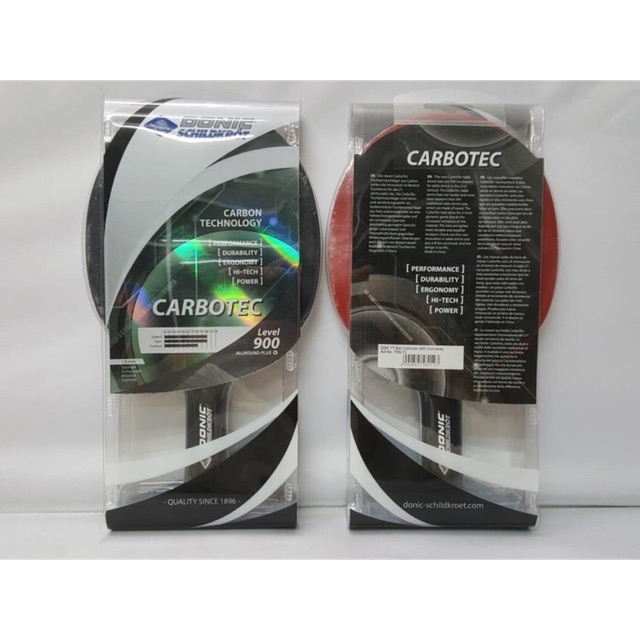 ORIGINAL Donic Carbotec 900 Bat Bet Pingpong Tenis Meja