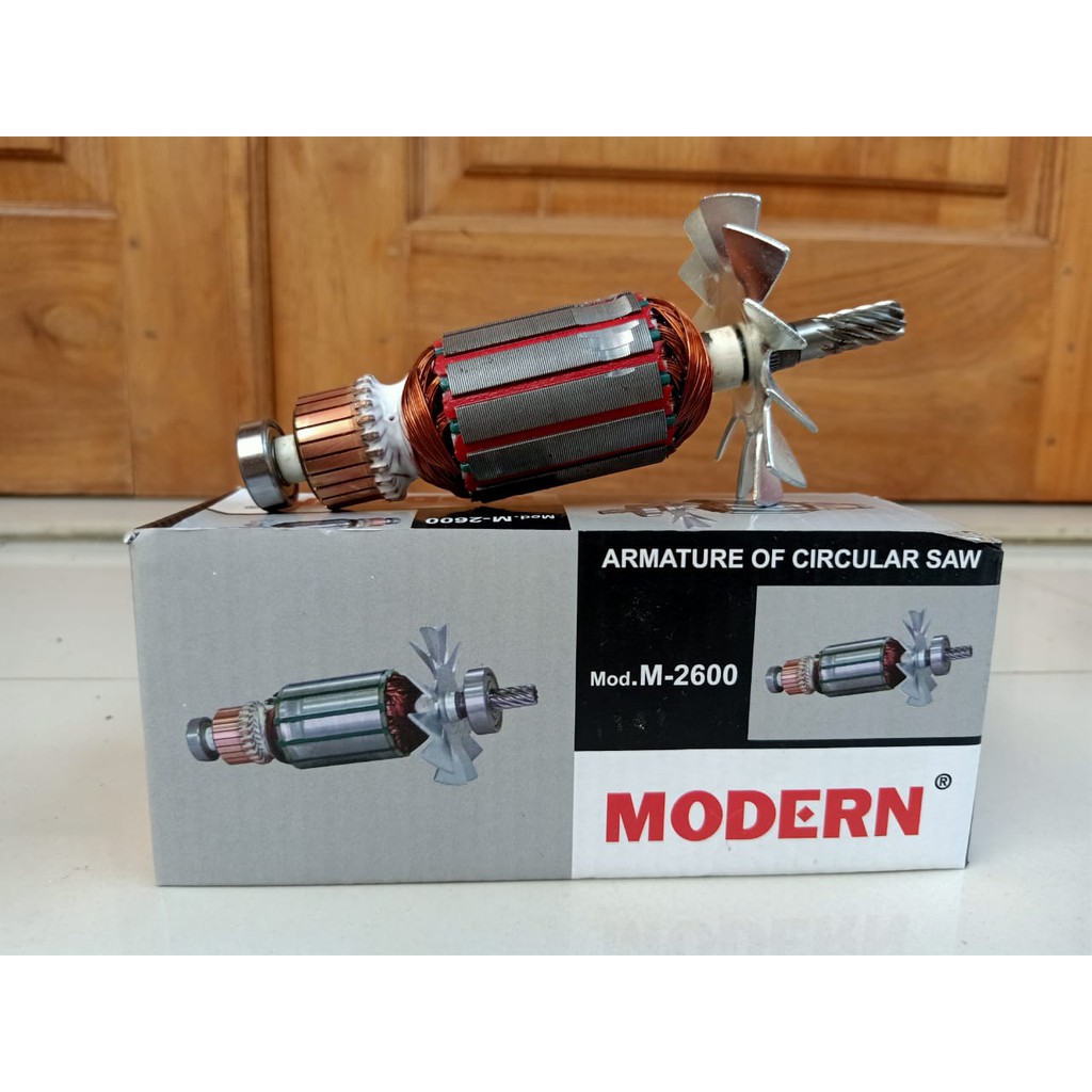 Armature angker grinder modern M-2600 - sparepart gerinda-gerenda modern M-2600