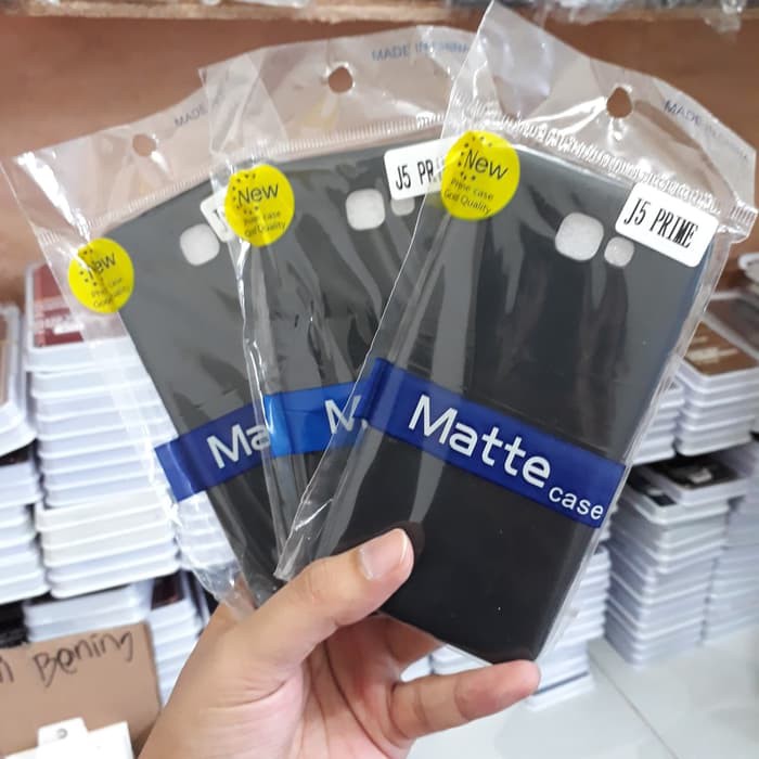 Promo Silicon Black Matte Softcase Hitam Samsung Galaxy J5 Prime Kondom