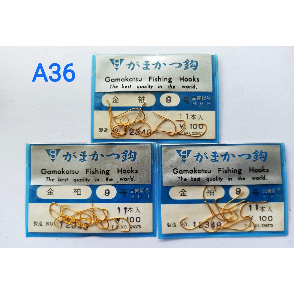 A36 # Kail Pancing Gamakatsu Gold (KIN SODE)