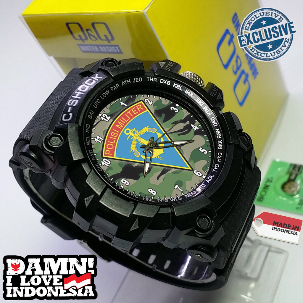 Jam Tangan Custom PM - POLISI MILITER 4 Outdoor