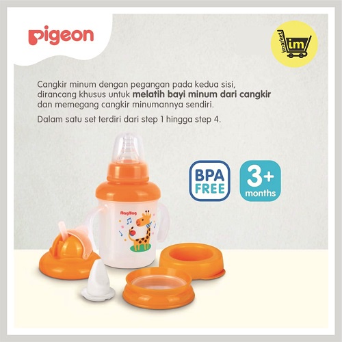 PIGEON MAG MAG ALL IN ONE SET / TRAINING CUP / BOTOL SUSU BAYI