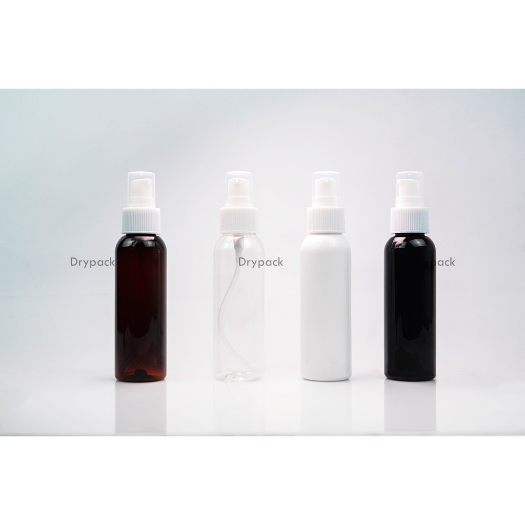 Botol Treatment 100 ml Natural tutup Putih