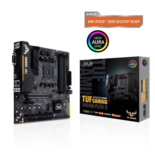 Asus Tuf B450M Gaming Plus II - Socket AM4 For AMD Ryzen Motherboard