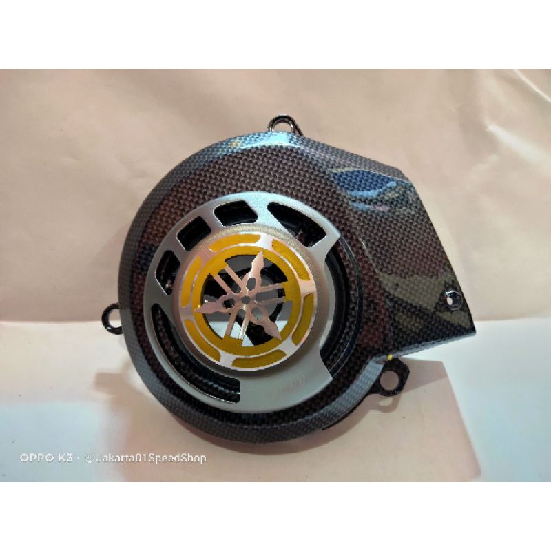 Tutup Kipas Karbon Cover Kipas Carbon Mio Smile Mio Sporty Mio Soul Mx Nuvo Mio Soul Karbu Nuvo Lele