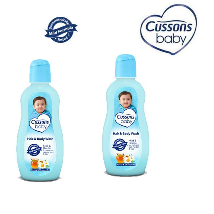 Cussons Baby Hair & Body Wash Mild & Gentle 100+100ML/ Cusson Sabun Cair /Sabun Mandi Cair Bayi/Extr