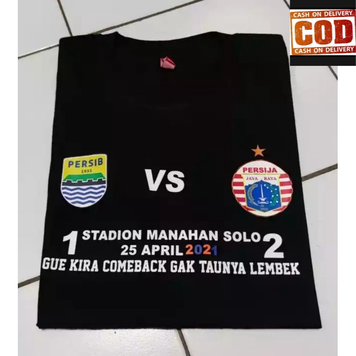 (COD) KAOS PERSIJA CHAMPIONS /  PERSIJA JUARA MENPORA 2021 / TSHIRT BAJU PRIA TERLARIS