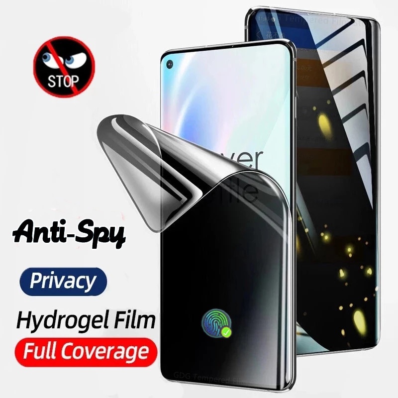 Film Pelindung Layar 3d Anti Spy / Gores Bahan TPU Untuk Samsung Galaxy S22 / S22 Plus / S22 Ultra