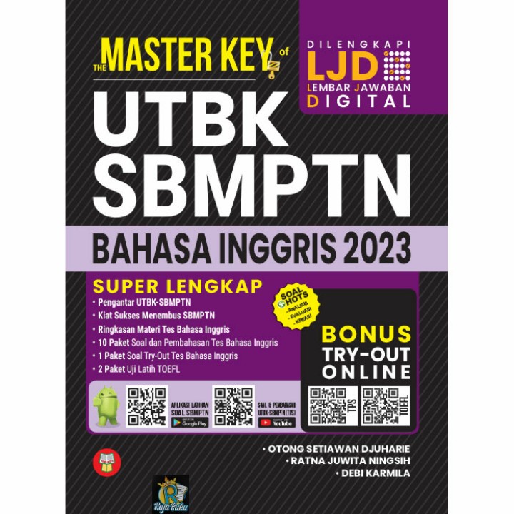 BUKU THE MASTER KEY OF UTBK SBMPTN BAHASA INGGRIS 2023