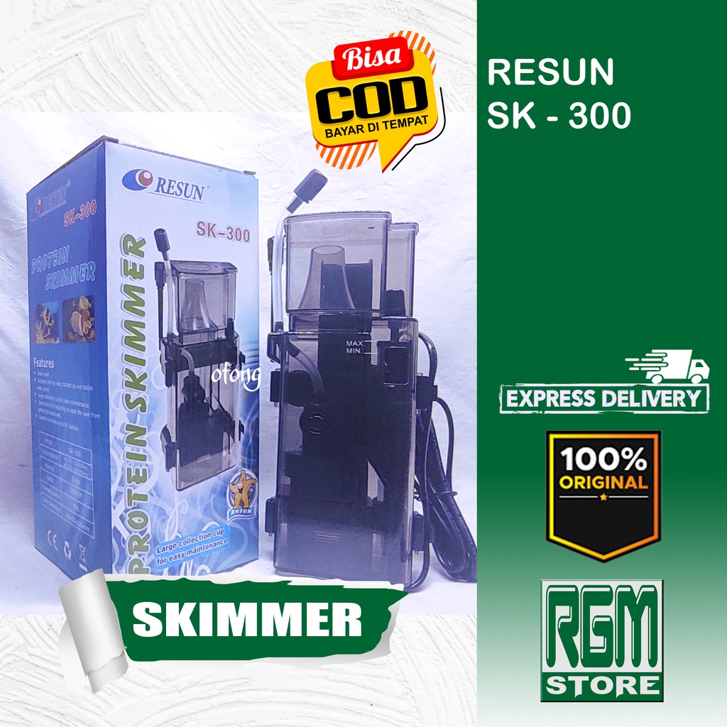 RESUN SKIMMER SK 300 SK300 PROTEIN SKIMER AQUARIUM AQUASCAPE