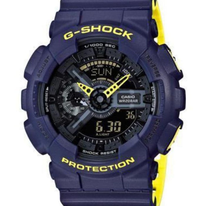 Jam Tangan G Shock GA-110LN-2A Biru Dongker GShock GA110 GA-110 Ori BM