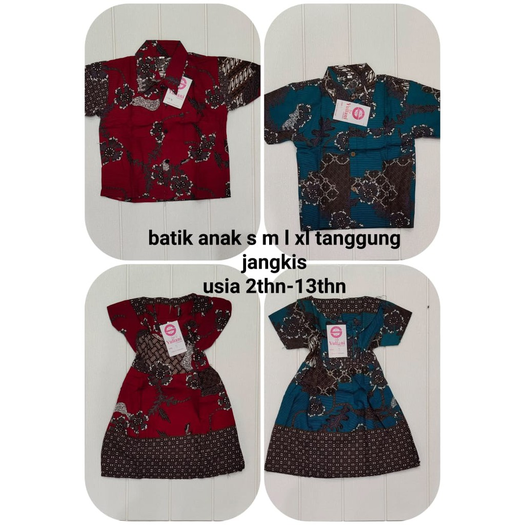 COUPLE ANAK BATIK UNTUK USIA 2-13 TAHUN