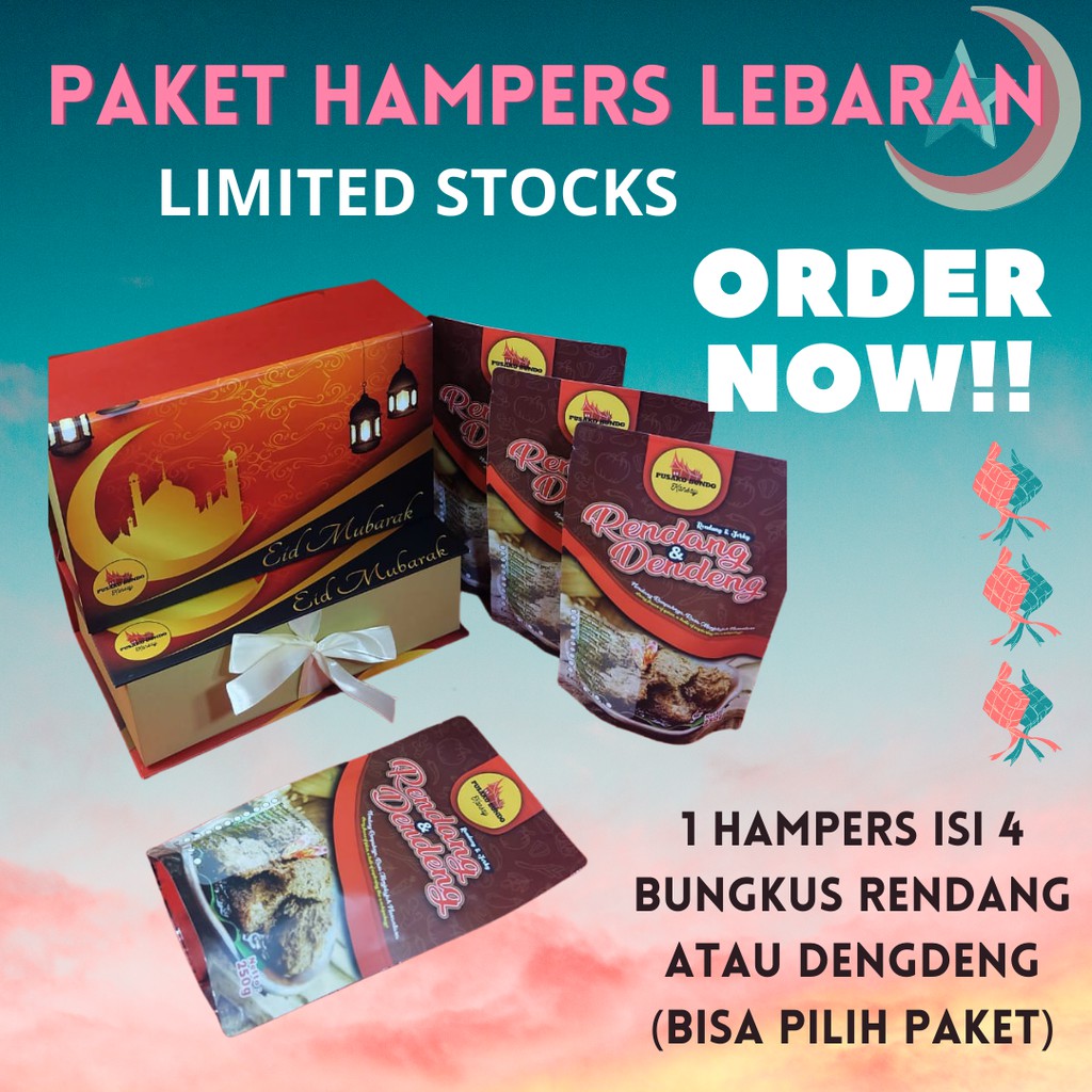 

Paket Hampers Lebaran Rendang dan Dendeng Pusako Bundo Kansay