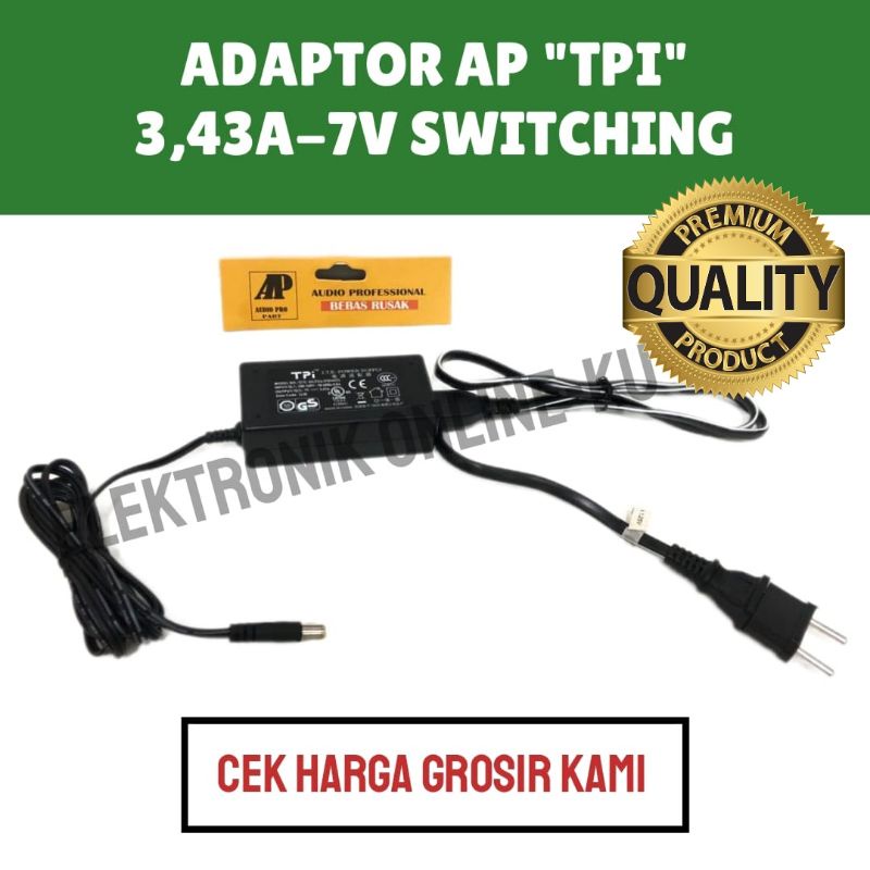 ADAPTOR 3,43A 7V TPI ORIGINAL