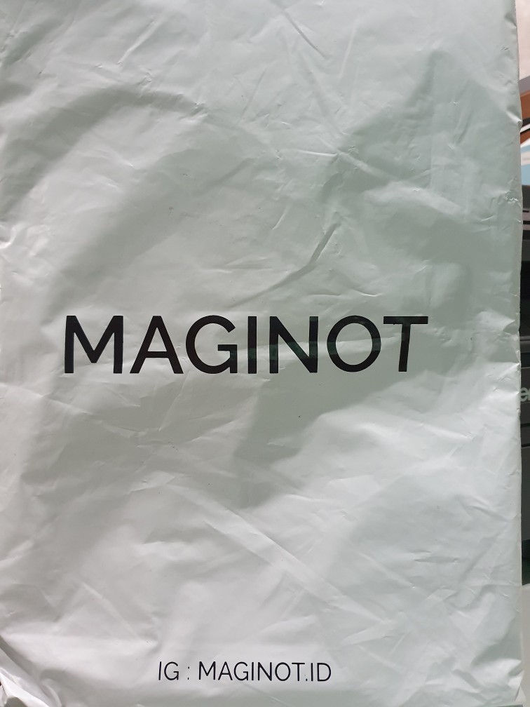 Maginot Kemeja Batik 2.0 Parama-ss Motif Timbul Lengan Pendek Pria + Free Masker