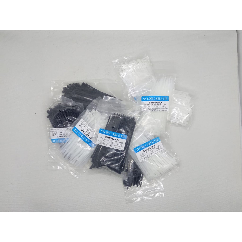 kabel ties / cable tie nylon 2.5 x 100 mm