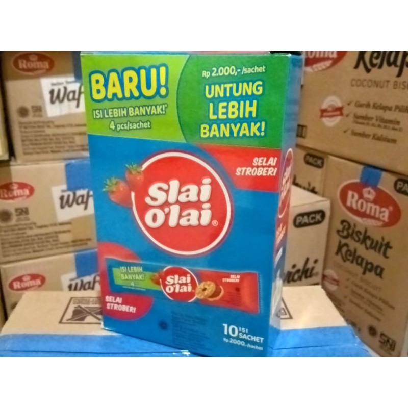 

slai olai box , 1box isi 10pcs