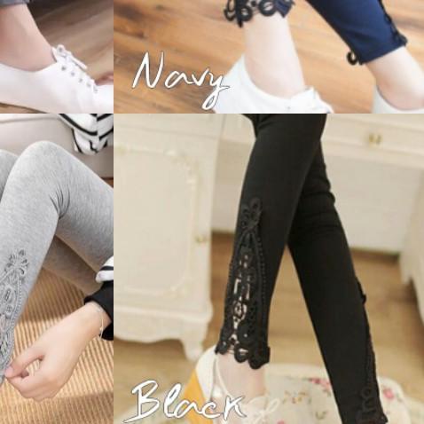 ➻ ( )Legging Renda bordir Cantik #Grosir Legging# Legging Sport # Legging Murah # Legging Import # G