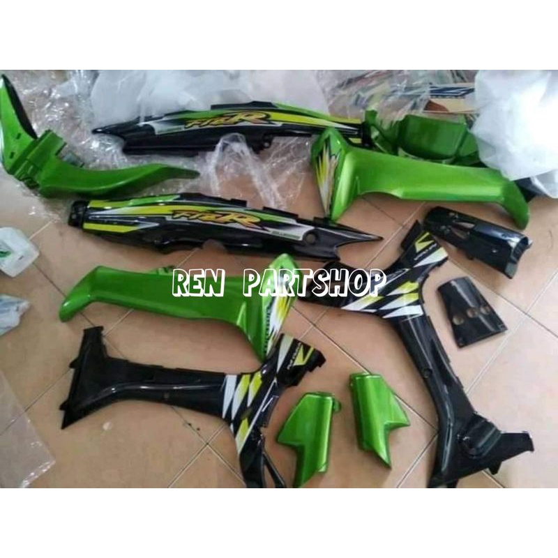 TERMURAH Cover Body Fiz R F1z R  Fiz r Milenium hijau ,hijau hitam, Cover Body full Set Halus YAMAHA