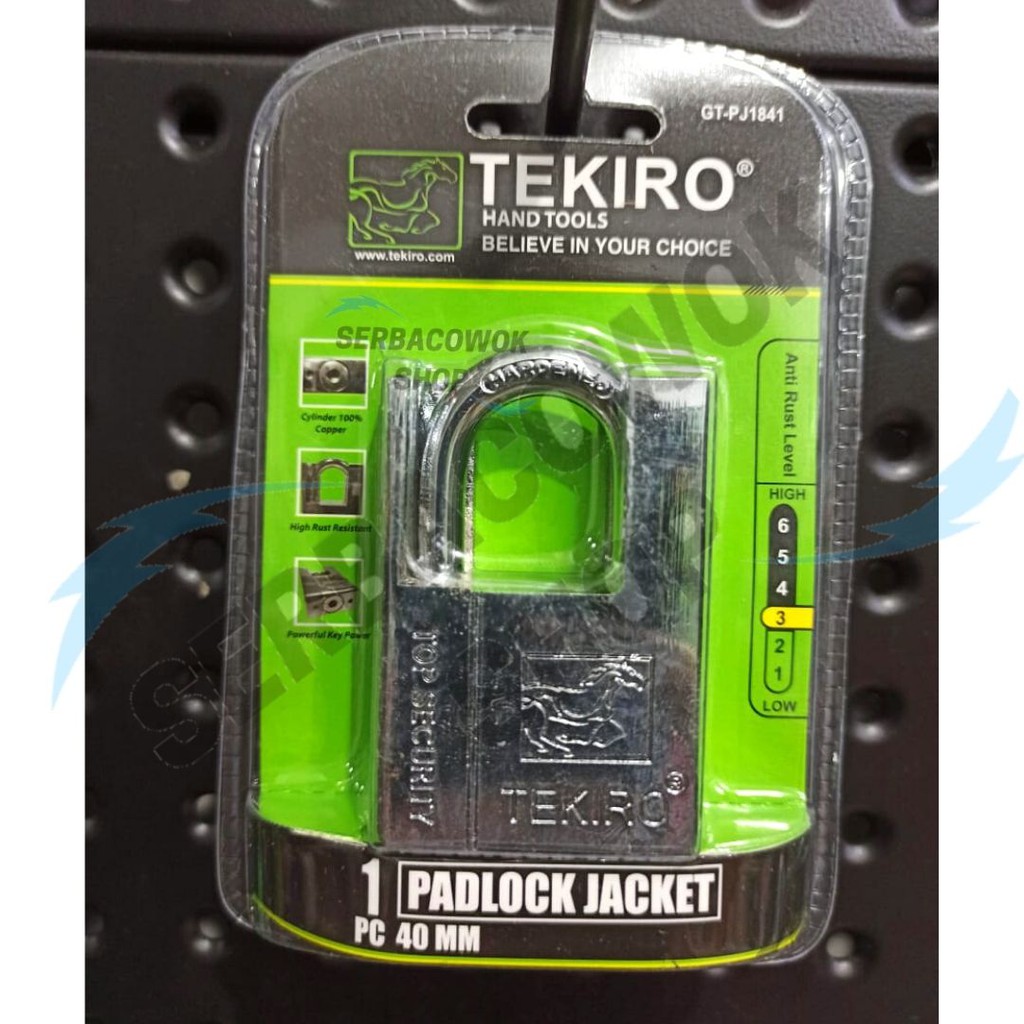 Tekiro Gembok Jaket 40 mm Gembok Putih Tekiro Termurah Berkualitas