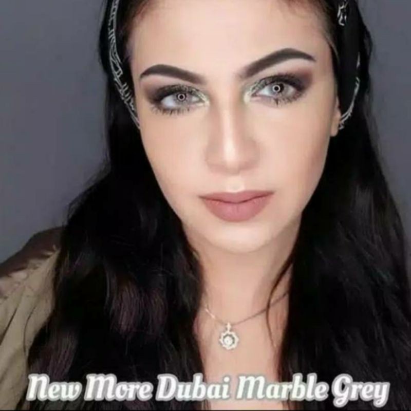 Softlens NEW MORE DUBAI MARBLE GREY MINUS -0.50 S.D -6.00