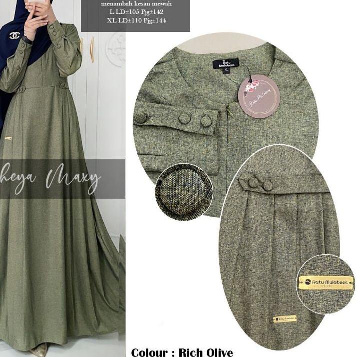 Penjualan Terbanyak.. Sheya Maxy Gamis Lebaran Terbaru by Ratu Mulabees