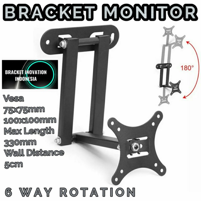 BRACKET/BRAKET/BREKET MONITOR/TV 14 15 17 19 20 22 24 27&quot; MAX 30&quot;