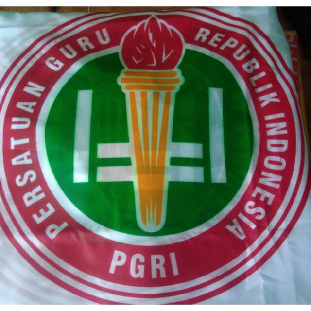 Bendera Panji PGRI Bahan Satin