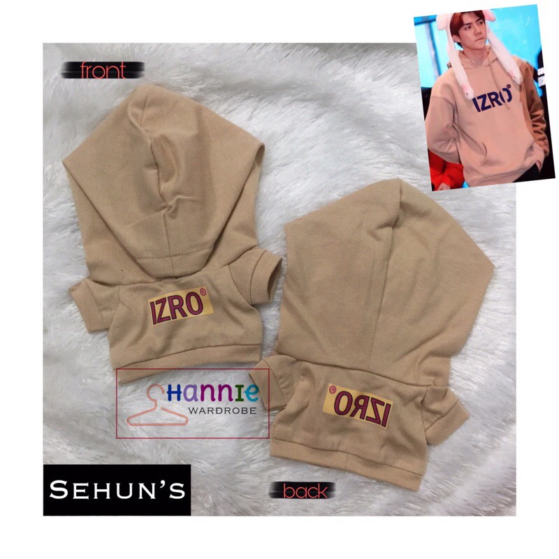 EXO Kpop Doll Boneka 20cm Baju Clothes Sehun Outfit Style Izro Hoodie