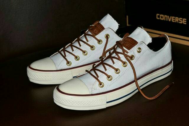 Sepatu Converse Premium Classic Import Vietnam Putih White Sneakers Cewek Cowok