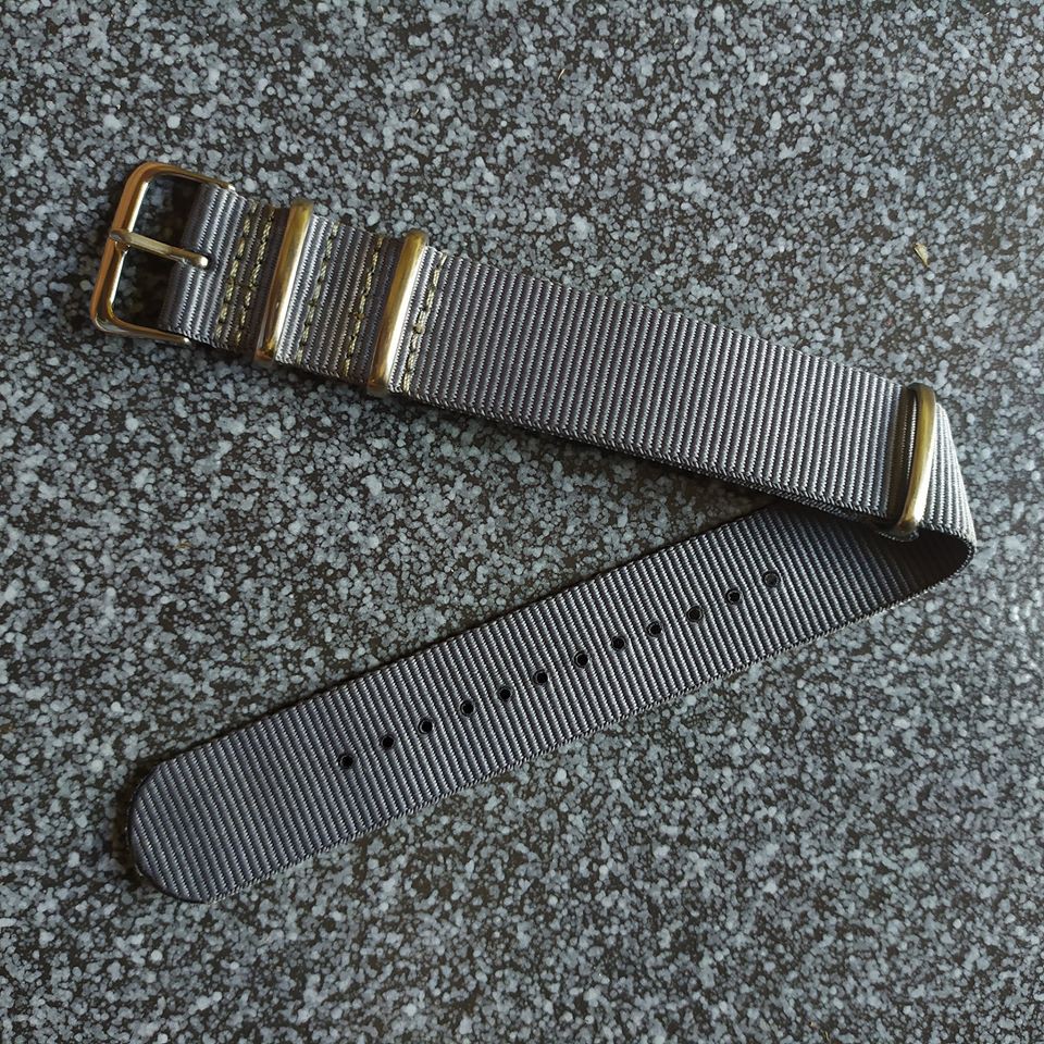 Nato Strap For Seiko Casio Citizen Tagc Divers Protrek Gray