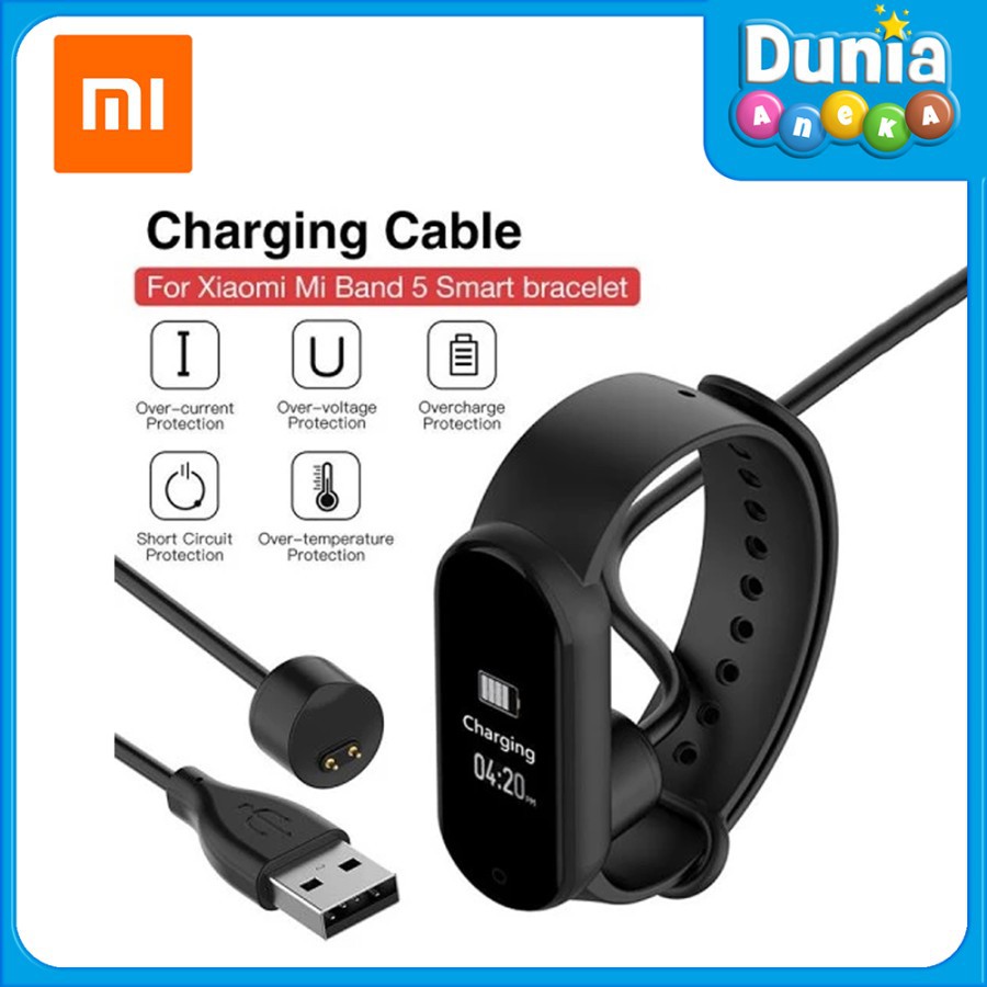 XIAOMI MI BAND 5 KABEL CHARGER DOCK 30CM  - BLACK