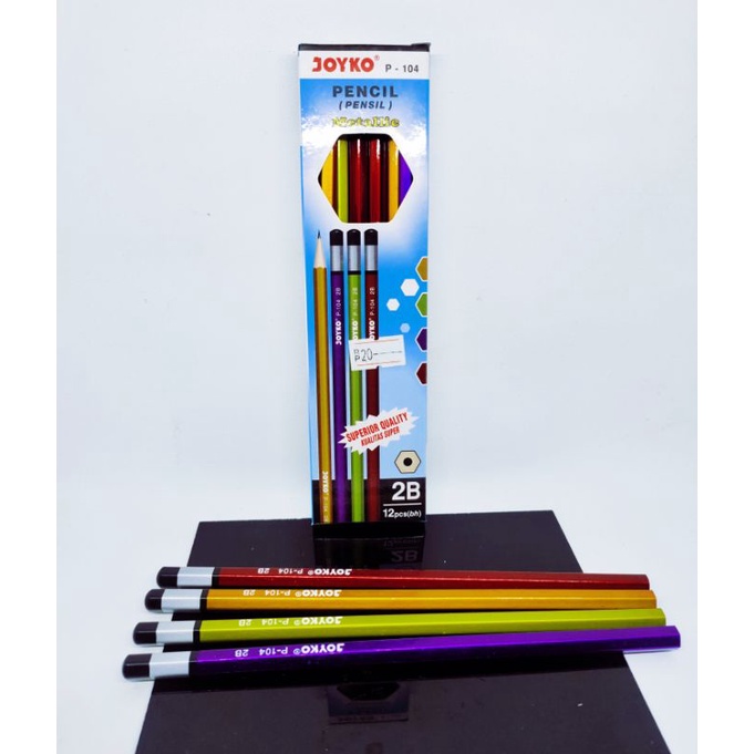 

Pensil 2B joyko P-104/ pensil joyko isi 12pcs