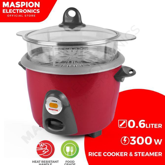 Maspion Rice Cooker Mrc 0619Pl (0.6L) - Promo 